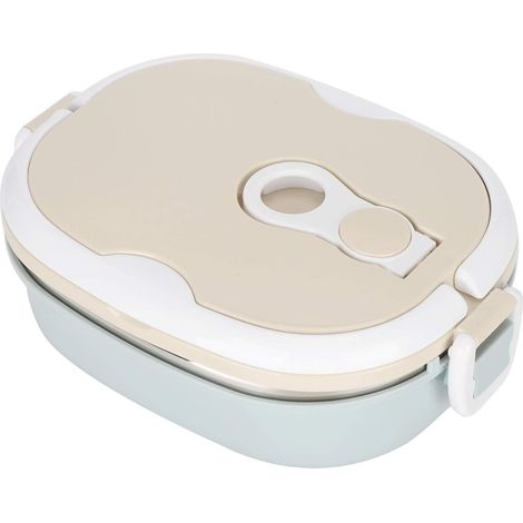 Boîtes, récipients à déjeuner isothermes pour aliments chauds, récipient alimentaire isotherme en acier inoxydable, chauffe-aliments chaud portable pour étudiants (monocouche) (1/5)
