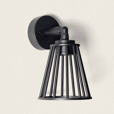 Lámpara de Pared Exterior LED 6W Aluminio Bradda Negro