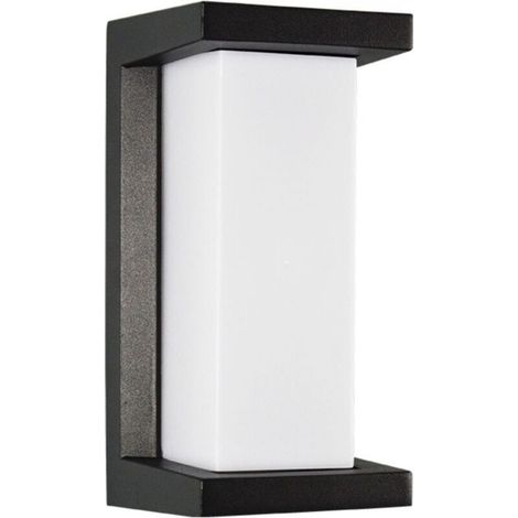 6000K Outdoor Wall Light, Combuh 12W Aluminum Outdoor LED Wall Light, IP65 Waterproof, Anthracite, Decorative Lighting for Courtyard, Garden, Terrace, Near Wall, Pathway (1/4)