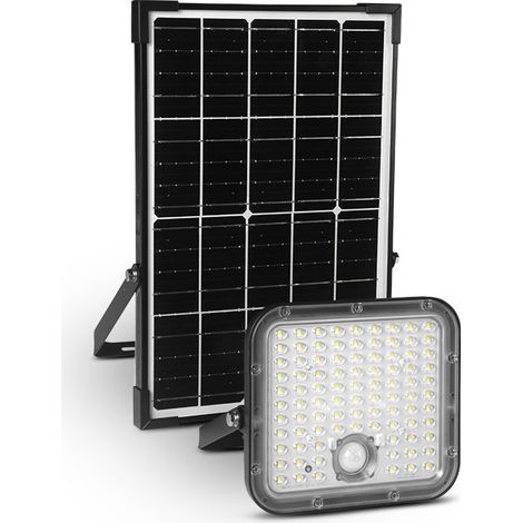 Projecteur LED Solaire Asymétrique  Détecteur IR 30W CCT IP65  Télécommande Miidex Lighting® (1/5)