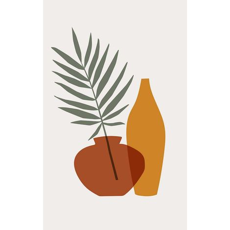 Tableau Vase art organique - 50x80cm - made in France (1/5)