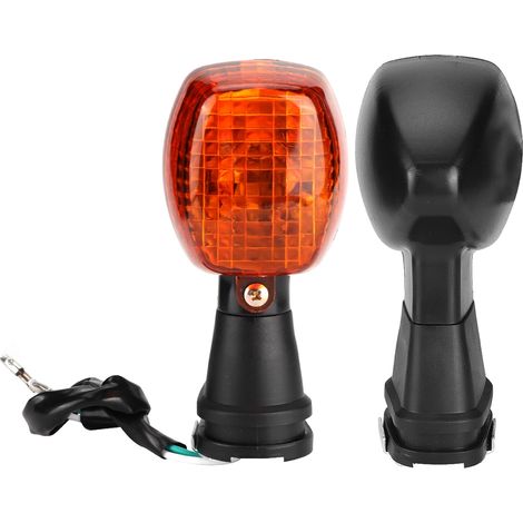 Clignotants LED Moto pour KAWASAKI ZXR 250R/400R/750R (Noir+Jaune) (1/3)