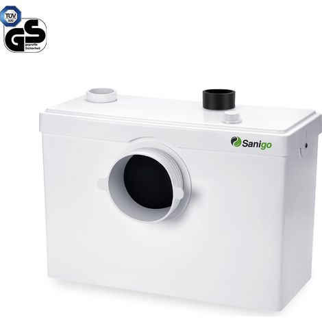 Sanigo Trituratore Sanitario 3/1 600W per Pompa WC Doccia Lavandino Vasca