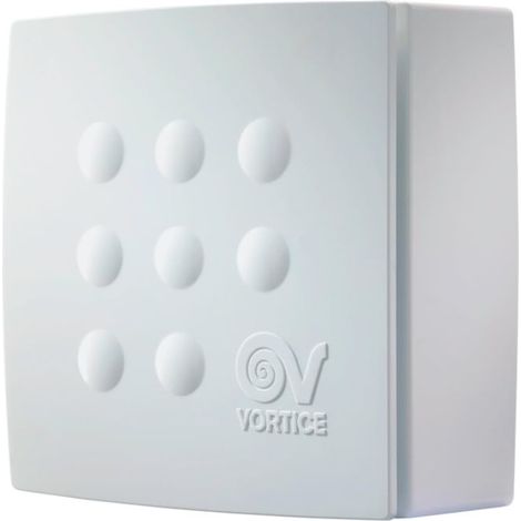 Aspiratore Centrifugo da Condotto Vortice Quadro Micro 80 - Bianco (1/10)
