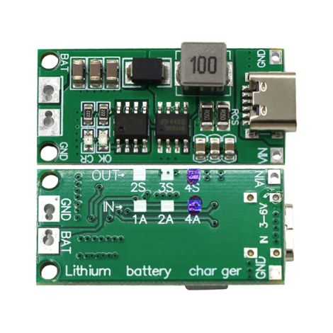 Chargeur de batterie LiPo polymère 4S Type-C vers 16,8 V avec protection contre les surtensions (1/4)