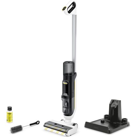 Aspirateur laveur Karcher FCV 3, aspire, lave et sèche, tous types de sols, 130 m², rouleau rotatif