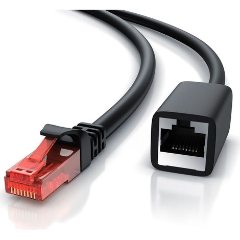 CSL Patchkabel CAT 6 Verlängerungskabel - Gigabit Ethernet LAN Kabel - UTP - 1000 Mbit/s - Netzwerkkabel - 3m (1/5)