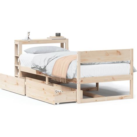 Maison Exclusive - Letto senza Materasso 90x190 cm in Legno Massello di Pino (1/5)