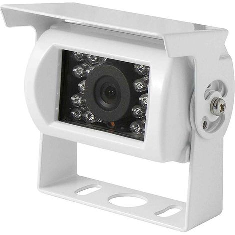 Telecamera Retromarcia Retrocamera Auto 18 Led Notturna Bianca Camper Camion Suv