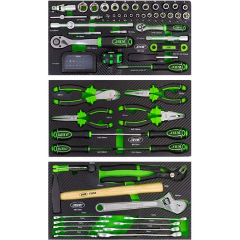 JBM14327 Set de 3 módulos EVA carbono (ref. 53672) (1/4)