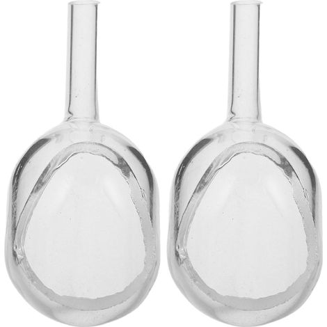 Bateau de Pesée Entonnoir en Verrerie en Verre Transparent 2 Pièces Mesure Précise et Résistance aux Hautes Températures pour Laboratoire pour Analyses Chimiques (1/5)