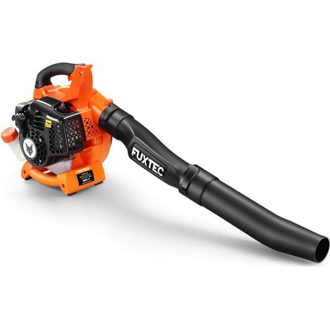 Souffleur de feuilles thermique FUXTEC 2 en 1 FX-LB126 avec 2 tubes de soufflage – Transformable en aspirateur de feuilles – Moteur 2 temps – Performances exceptionnelles (1,4 ch) – Vitesse de souffla