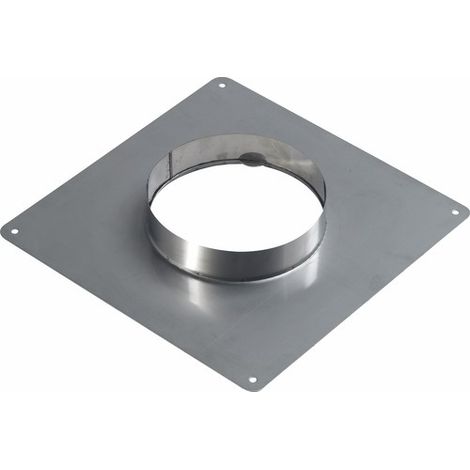 Plaque d'étanchéité inox 350x350mm Ø140/146 - TEN