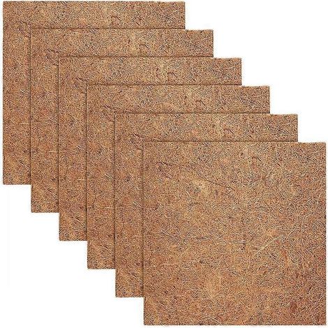 Tapis en fibre de coco naturelle, substrat pour terrarium de reptiles (lézards, serpents, tortues, iguanes, geckos) (1/5)