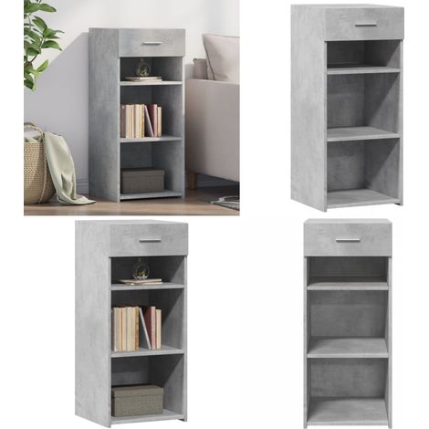 Sideboard Betongrau 40x42,5x93 cm Holzwerkstoff - Schreibtisch - Wohnzimmer Dekoration - Regal - Sideboard - Holzmöbel - Home & Living (1/5)