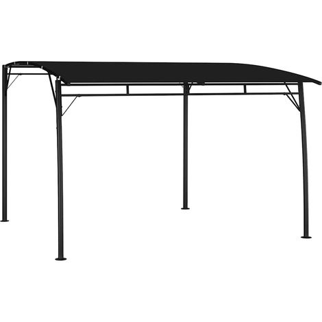 Auvent pare-soleil de jardin - Auvent de jardin Soleil imperméable 3x3x2,55 m Anthracite BV270435 - BonneVie (1/5)