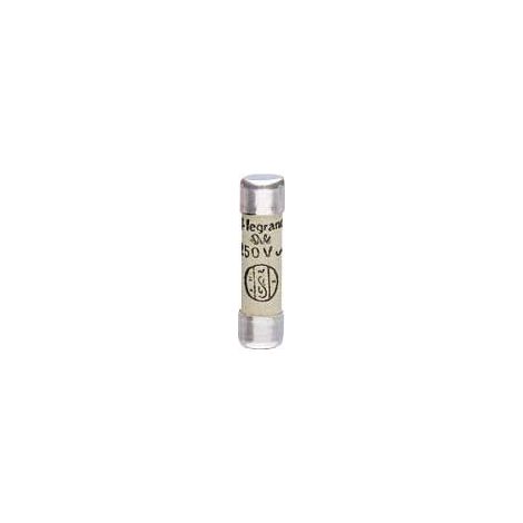 Legrand 010302 Cartouche (x1) cylindrique domestique - 6,3x23 mm - sans voyant - 2 A