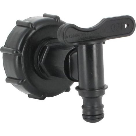 S60X6 connection - HDPE tap for 1000 litre water tank