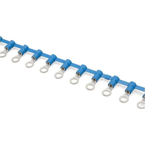 Capocorda occhiello concatenato blu sez. 1.5-2.5 mmq foro 4 esterno 8 mm