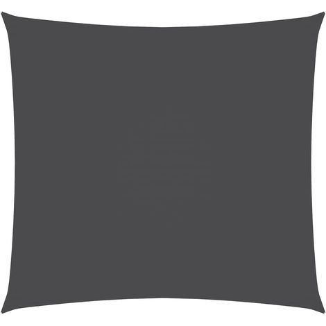 Voile de parasol, Voile d'ombrage, Toile Tendue Parasol protection contre la chaleur Tissu Oxford Carré 2 x 2 m Anthracite TTF3937 (1/4)