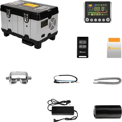 Chauffage Diesel Portable, Haute Efficacité 8KW, Entrée de Puissance Polyvalente (1/2)