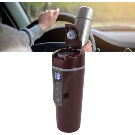 500-ml-Trinkflasche für Elektroautos mit Smart-Display, 12V/24V-kompatibel, Lila (1/5)