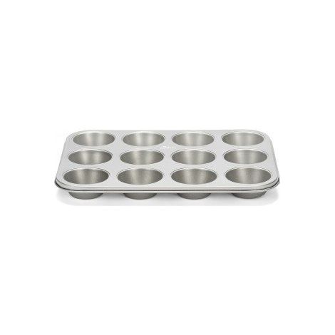 Teglia per muffin Patisse Silver-Top da 12 tazze, 35 cm, in acciaio scandinavo