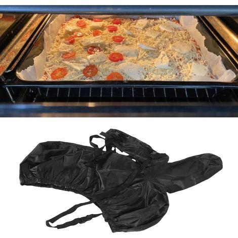 Housse de protection pour four à pizza modèle Karu 12 avec sac de rangement pour cheminée - Revêtement oxford 420D imperméable - 2 straps ajustables - Cordon élastique - Handle ergonomique rembourré (1/5)