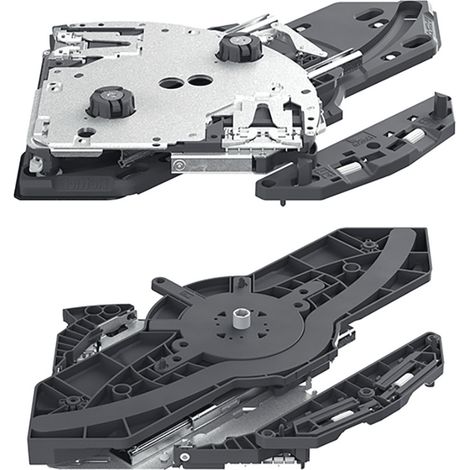 Hettich FurnSpin S Links Push to Open Silent Oben Set