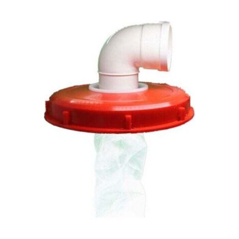 ALLIANDISCouvercle de Réservoir IBC avec Filtre en Nylon Lavable pour Réservoir d'eau de Pluie IBC 1000 litres,Filtre À Couvercle IBC Accessoires de Réservoir IBC,Filtre à Eau de Pluie en Nylon (245mm (1/4)