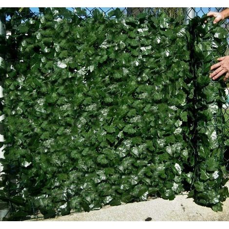 1 Rouleau De Haie Artificielle 3m X 1m, Panneau Clôture Lierre, Écran Intimité Jardin, Décoration Balcon