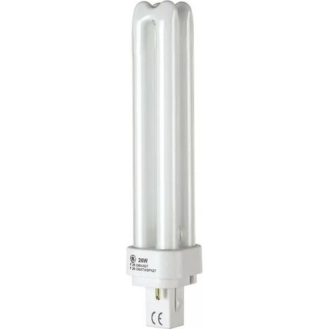 Ampoule - GE - G24d-3 - 26W - Blanc très chaud - Fluocompacte
