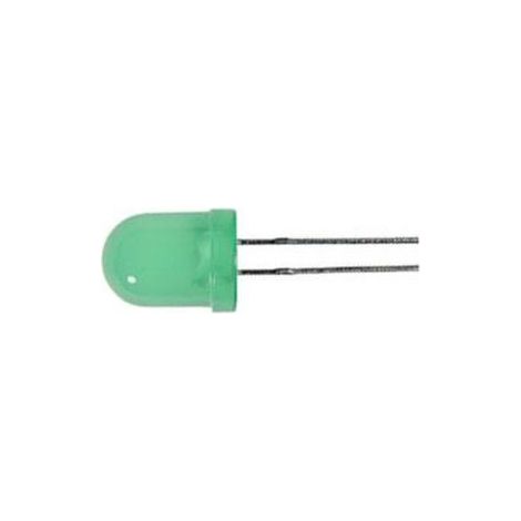 Diodo a led verde 8mm 20-70mcd 60º L-793gd 12.675/8/v