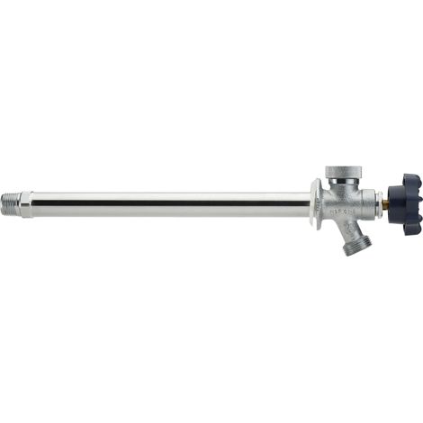 Robinet extérieur incongelable 25 cm – Mâle 1/2' et mâle 3/4' – Raccord pour circuit d'arrosage – Résistant aux températures négatives – Aroz
