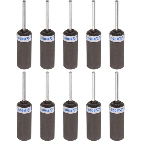 10 Rouleaux de Papier Abrasif Grain 800 Pour Tambours de Ponçage Avec Tige de 2,35 mm Pour Le Travail Du Bois, Le Verre et Le Polissage Des Métaux. (1/5)