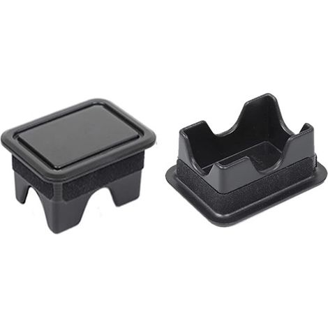 Set composto da due pezzi: tappetino per il bagagliaio in ABS nero, copertura protettiva e listello decorativo, per modelli Ram 1500 dal 2018 al 2021. (Accessori per auto)