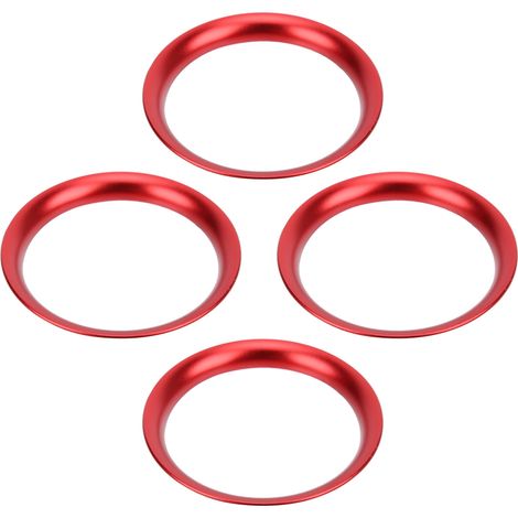Ensemble de 4 caches de ventilation rouges pour Honda VEZEL XRV (1/5)