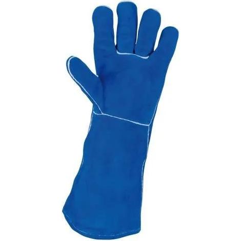 KS Tools 985.7040 Guanti da saldatura in pelle blu taglia 10