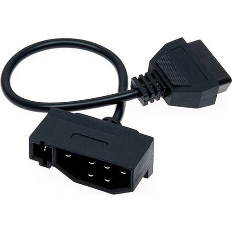 Convertisseur de Cable 7 Broches Vers OBD2 16 Broches pour , Adaptateur de Connecteur 7 Broches, Adaptateur de Cable de Scanner de Diagnostic OBD2