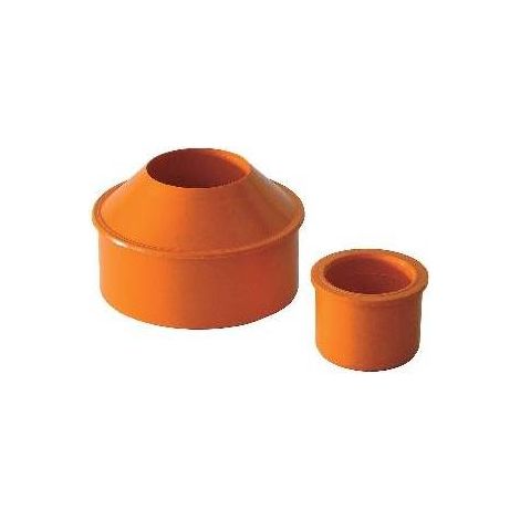 AUMENTO INTERNI CONCENTRICI IN PVC ARANCIO Misura: Diam. 32F x 50M