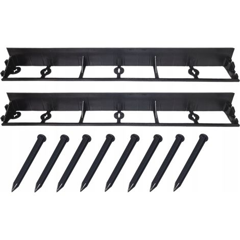 Rasenrand 5 cm + 8 Heringe, Länge 1m Polnisches Produkt (1/5)