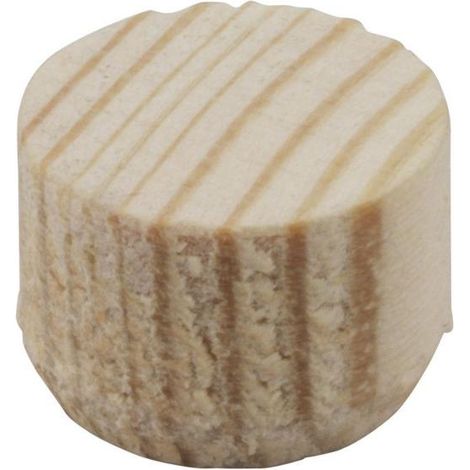 Wolfcraft Piastrine Coprifori Legno - Diam. 15 mm - Confezione 50 pz (1/2)