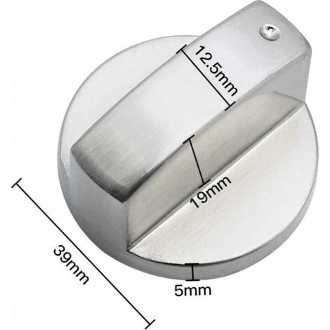 6 Pièces Boutons de Commande Universels en Métal Bouton Cuisinière à Gaz 6mm boutons de contrôle universels bouton de poêle pour cuisinière à gaz cuisinière four plaque de cuisson (1/5)