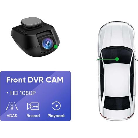 Cámara multimedia, visión de 360 grados, claridad de alta definición, DVR frontal n.° 4 1080P (1/2)