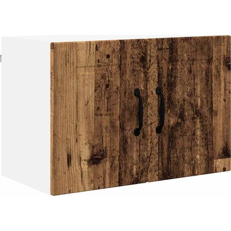 Meuble mural de cuisine，Armoire de cuisine avec porte Bois Ancien 60 x 31 x 40 cm CFW28024 (1/5)