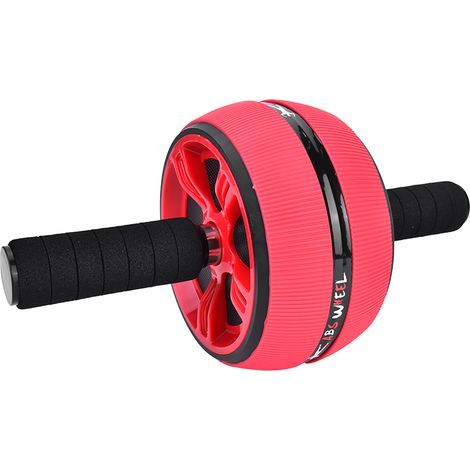 Bauchmuskeltrainer mit Trainingspolster (rot & schwarz) (1/5)