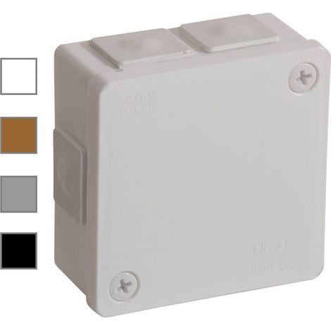 Boîtier hermétique en saillie gris 86x86x40 IP55 Viplast 02203 (1/5)