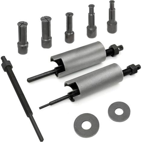 Motorcycle bearing puller tool 9-23mm – Treated Cr-V steel – Compatible with motorcycles, bicycles, and automobiles – 5 clip sizes included (1/5)