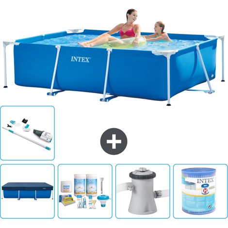 Intex Piscina con struttura Rettangolare - 220x150x60 cm - 7-pezzi S30015 (1/5)