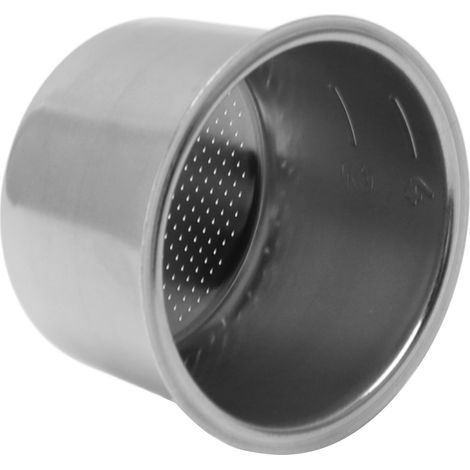Machine à café haute pression de 51 mm, porte-filtre monocouche en acier inoxydable, porte-filtre américain poreux sans pression en acier inoxydable pour quatre tasses. (1/5)
